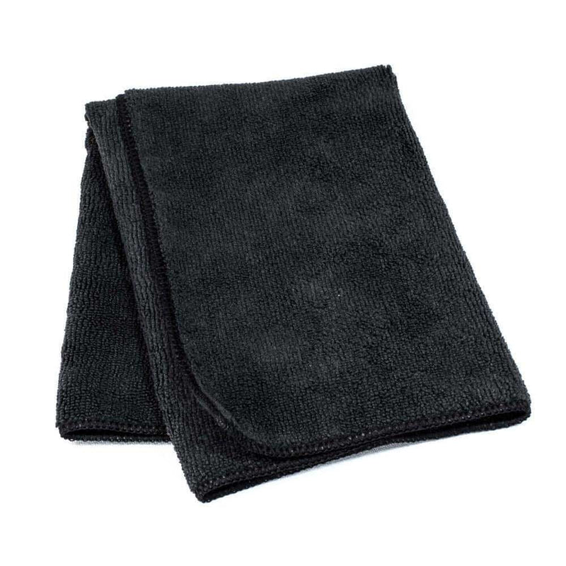 black microfiber cloth