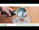 urnex biocaf coffee equipment cleaner video