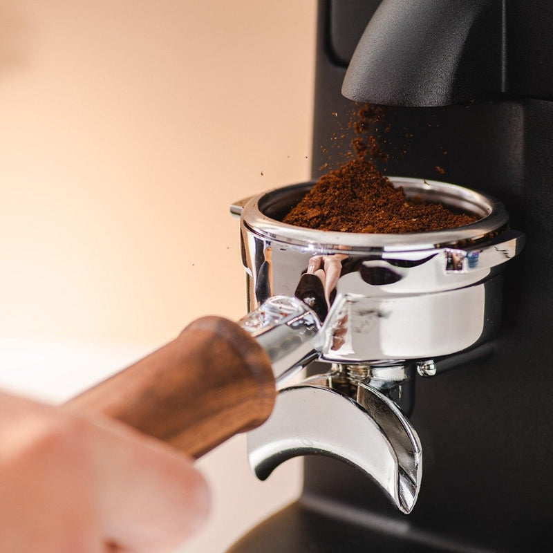 REFURBISHED Ascaso i-mini Flat Burr Home Coffee Grinder, 54MM - Black