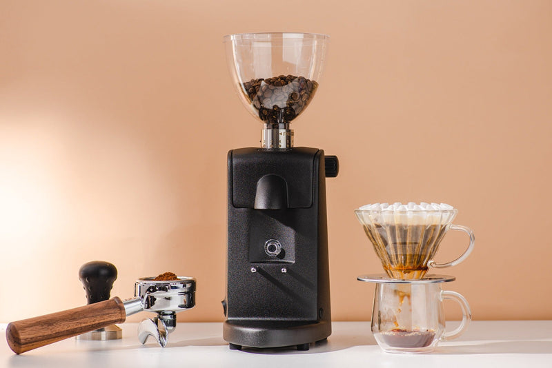 REFURBISHED Ascaso i-mini Flat Burr Home Coffee Grinder, 54MM - Black