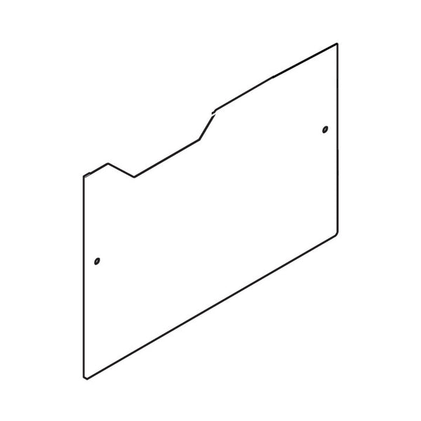 Rancilio 'Silvia' Version 3 Back-splash Panel Molding (Special Order Item)