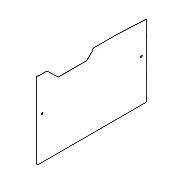 Rancilio 'Silvia' Version 3 Back-splash Panel Molding (Special Order Item)