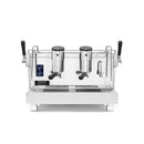 rocket re doppia two group espresso machine in stainless steel 