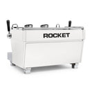 rocket espresso two group doppia espresso machine in white