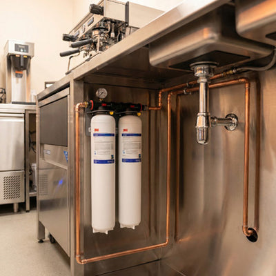 under counter water filtration for commercial equipment
