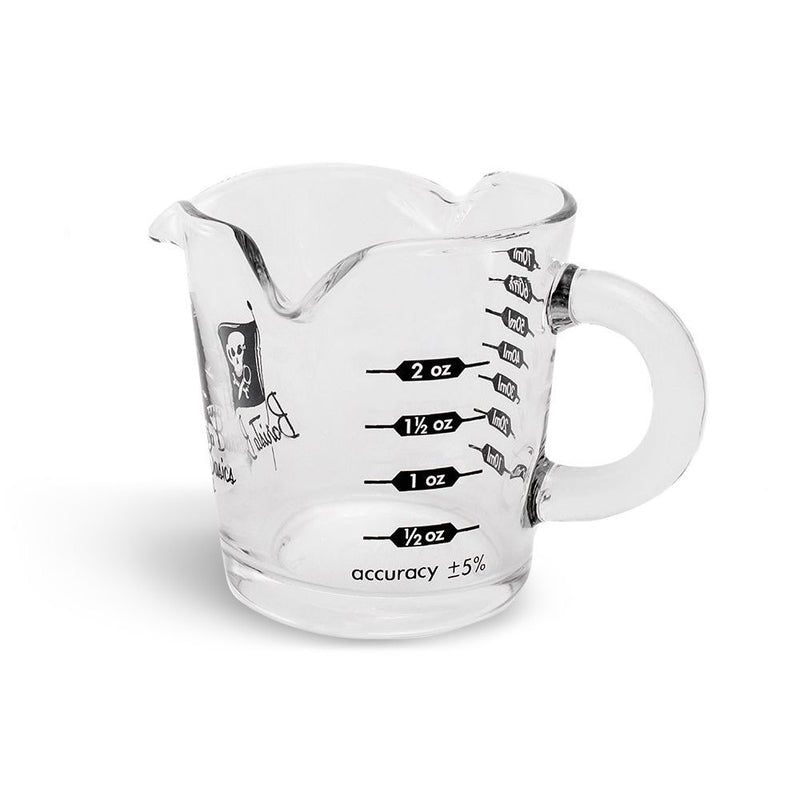 barista basics lined triple spout shot glass