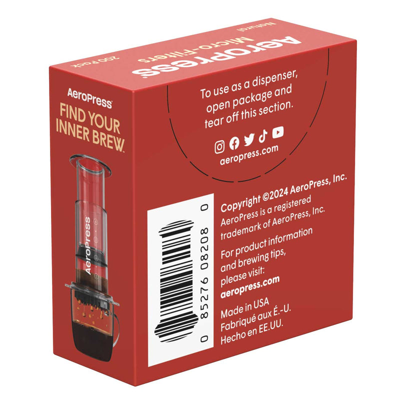 aeropress standard natural filters