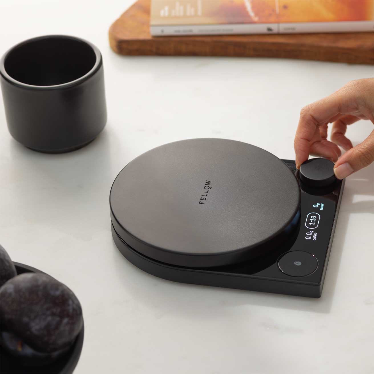 Fellow Tally Pro Precision Coffee Scale, Black | Ultra-Precise & Versatile