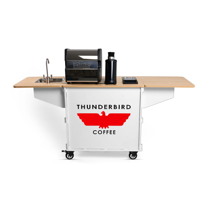 klassy kart turn key cart with custom sign