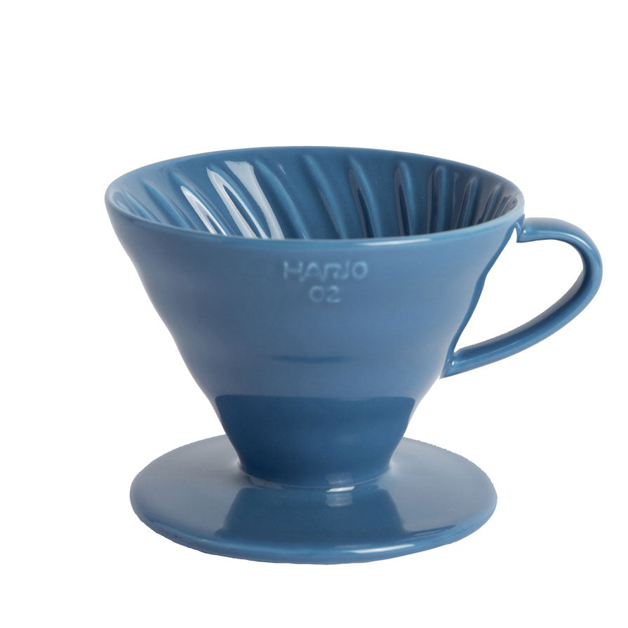 Blue Dripper Hario V60 Ceramic Coffee Dripper 02 - Light Blue