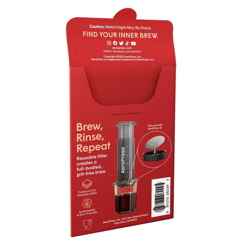 aeropress xl stainless steel filter