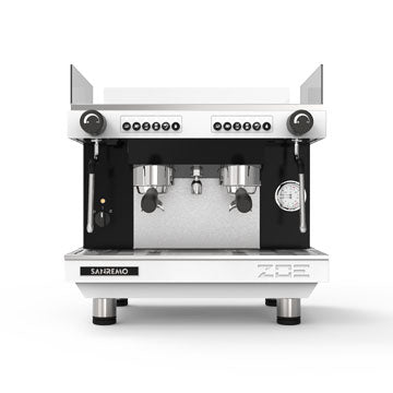 sanremo compact 2 group espresso machine white