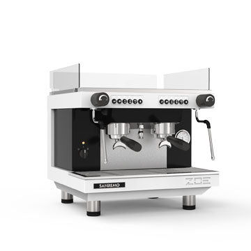 sanremo compact 2 group espresso machine white
