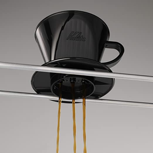 kalita black plastic dripper 103 brew pour