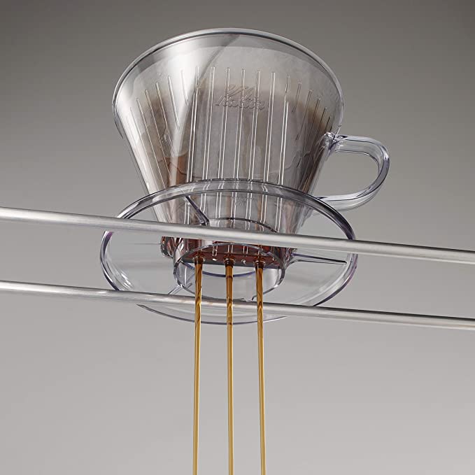 kalita clear plastic dripper 103 wide brim pour