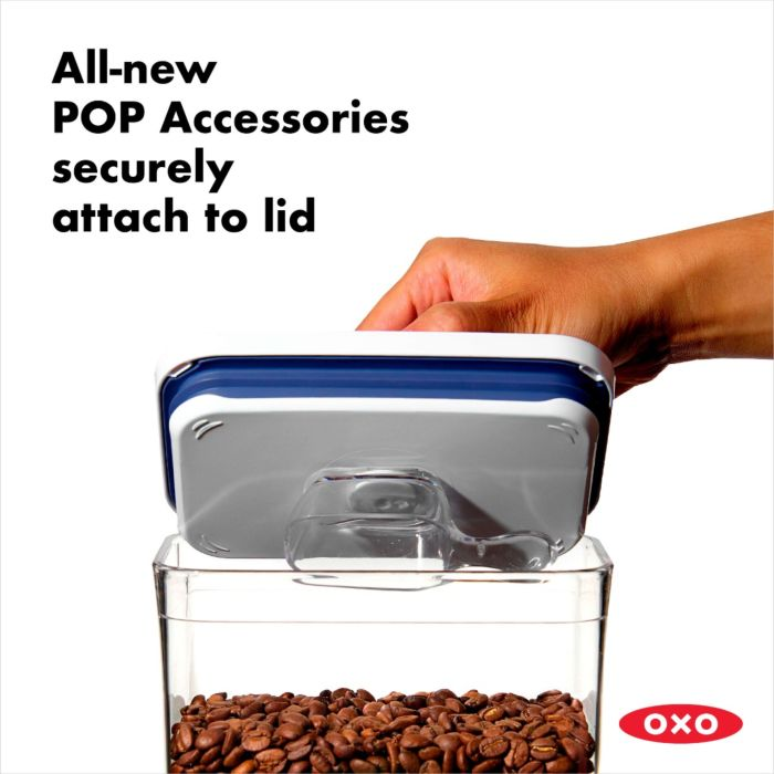 OXO Good Grips 2.8 Qt Food Storage POP Container 4 Piece Set Big Square BPA  FREE
