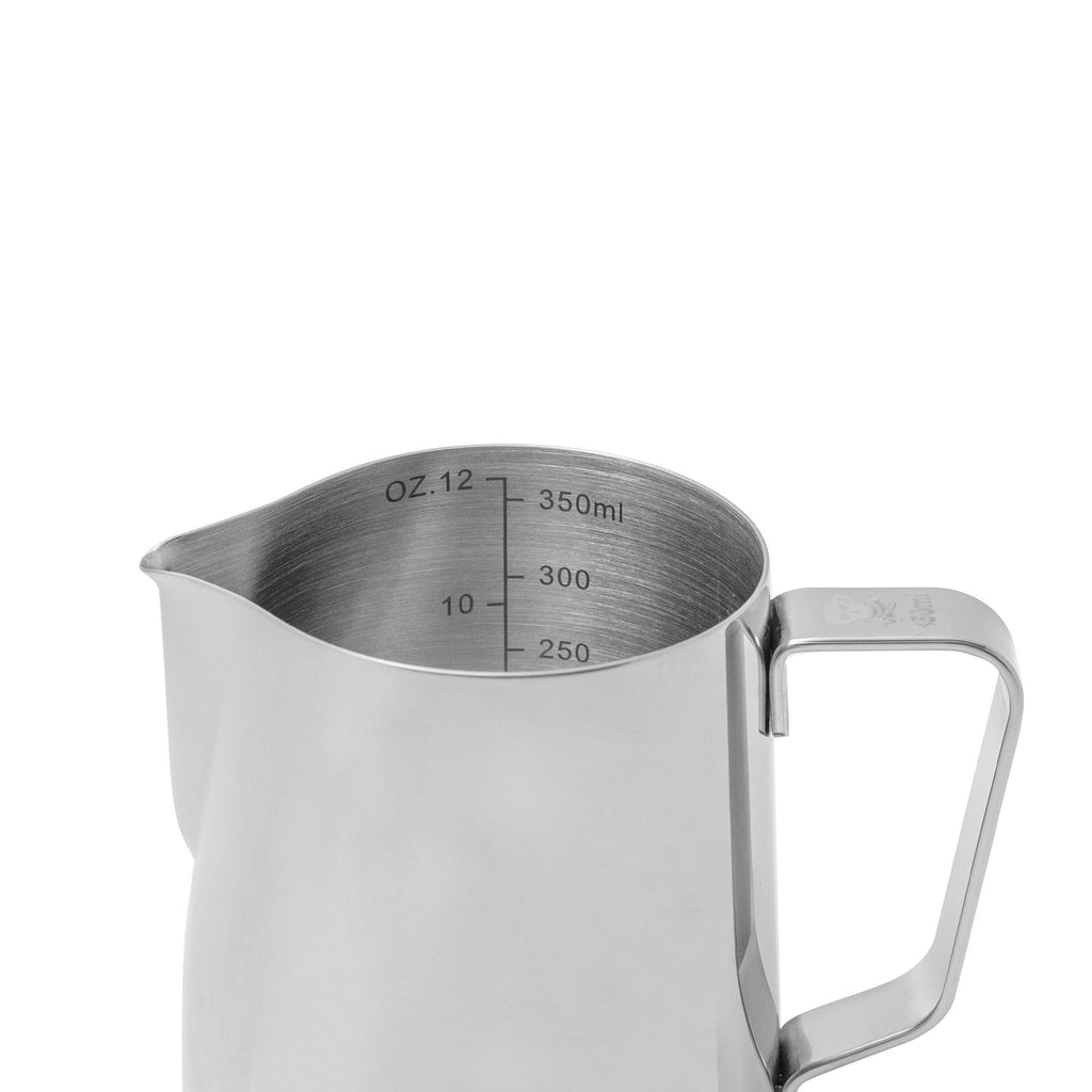 Milk Frothing Pitcher, 12 Oz Milk Frother Steamer Cup Stainless Steel  Espresso Cup