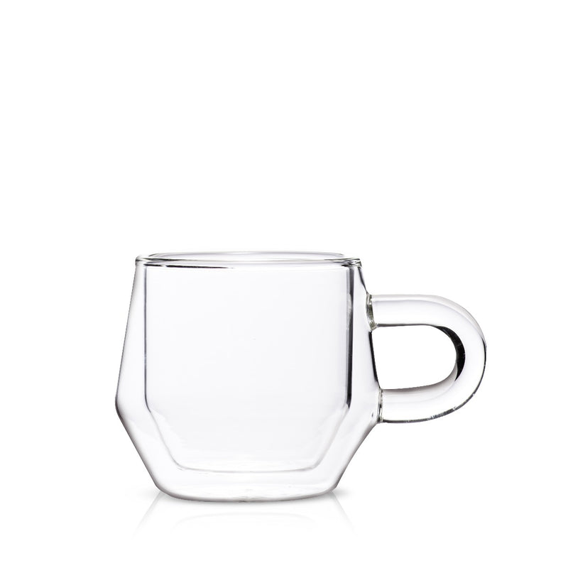 Double Walled Glass Coffee Mugs, Set of 2 – Hearth Goods