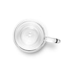 hearth 4 oz clear glass mug