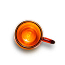 hearth 4 oz amber glass mug