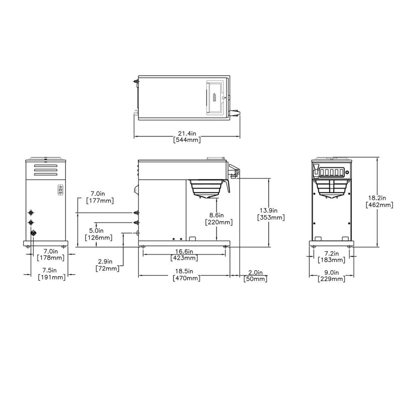 bunn cwtf15-tc coffee brewer preinstall