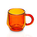 hearth 6 oz amber glass mug