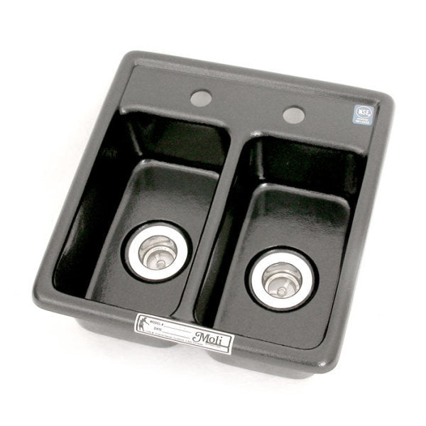 Moli Mini Double ABS Espresso Cart Handwash Sink – NSF Approved