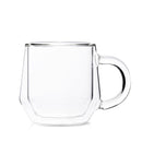 hearth 8 oz clear glass mug