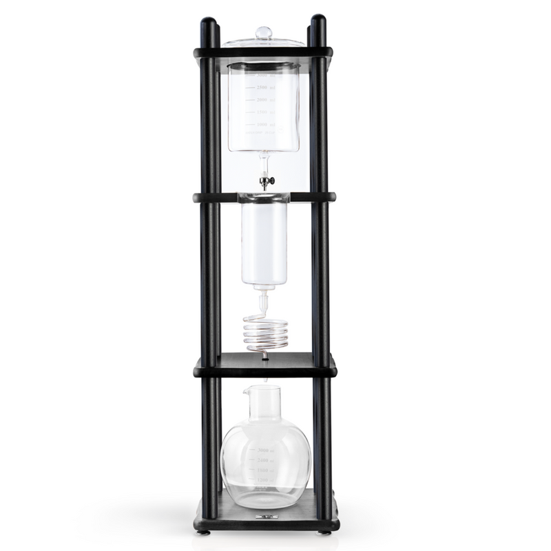 yama 25 cup cold brew tower black wood