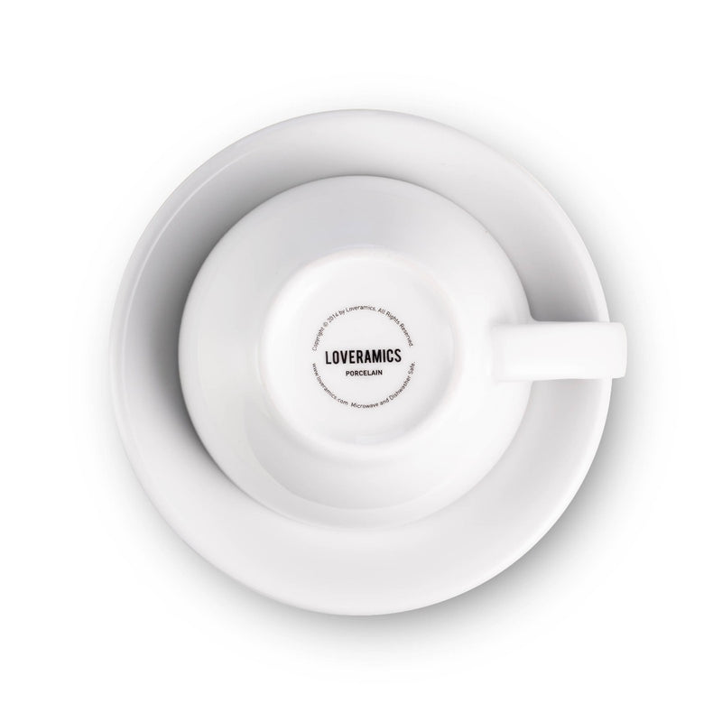 loveramics white cappuccino and saucer