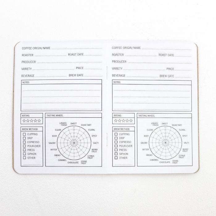 espresso parts 33 cups paper tasting journal