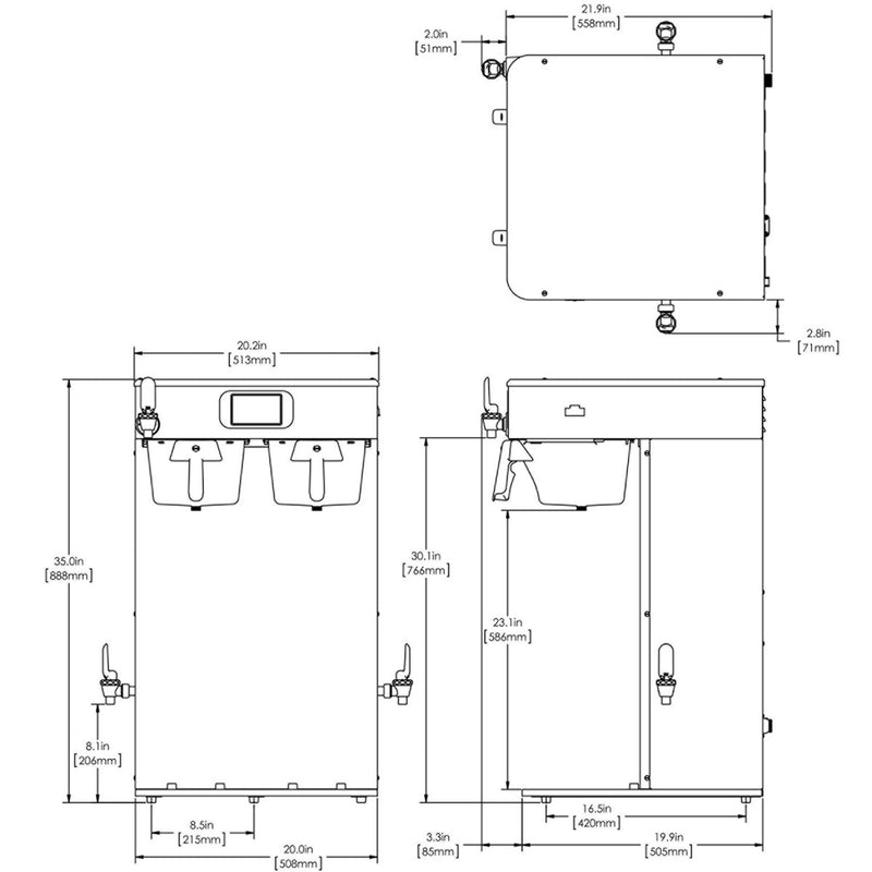 bunn icb twin tall platinum edition preinstall