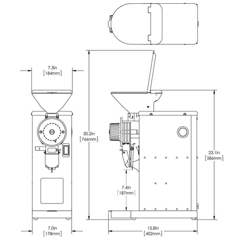 bunn gvh1 commercial coffee grinder preinstall