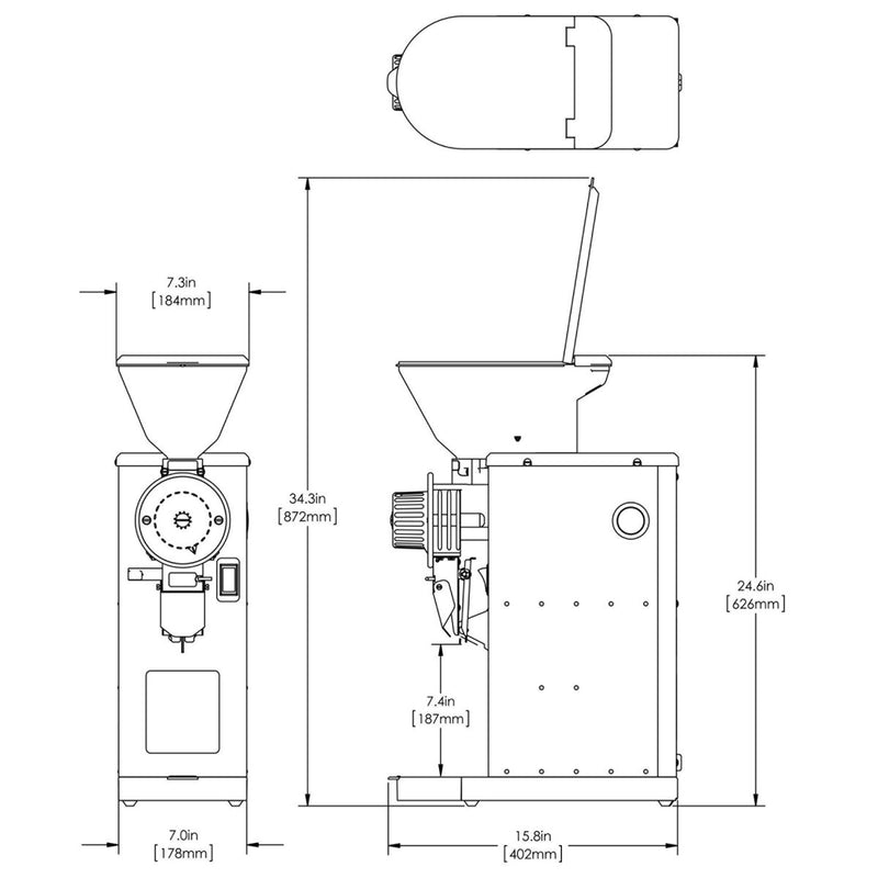 bunn gvh2 commercial coffee grinder preinstall