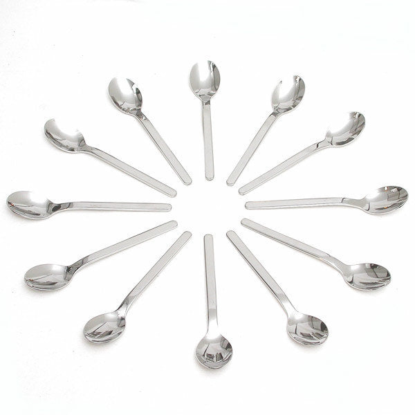 Demitasse Spoons New York Style- Espresso Spoons (1 Dozen) 18/10 Stainless Steel