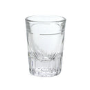 1.5 oz clear espresso shot glass.