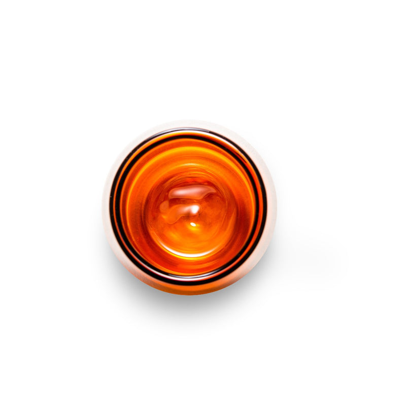 Hearth Set of 2 Espresso, 2.5oz (75ml), Double Wall Glass Amber