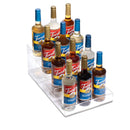 4 tier acrylic display rack holds 12 bottles