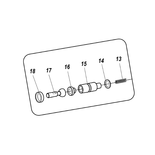 Sanremo Steam Valve Front Rebuild Kit - Cafe Racer