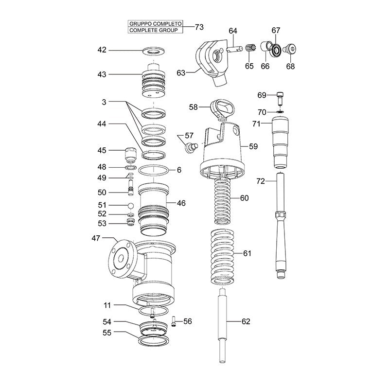 Victoria Arduino Complete Lever Group - 2012 (Special Order Item)