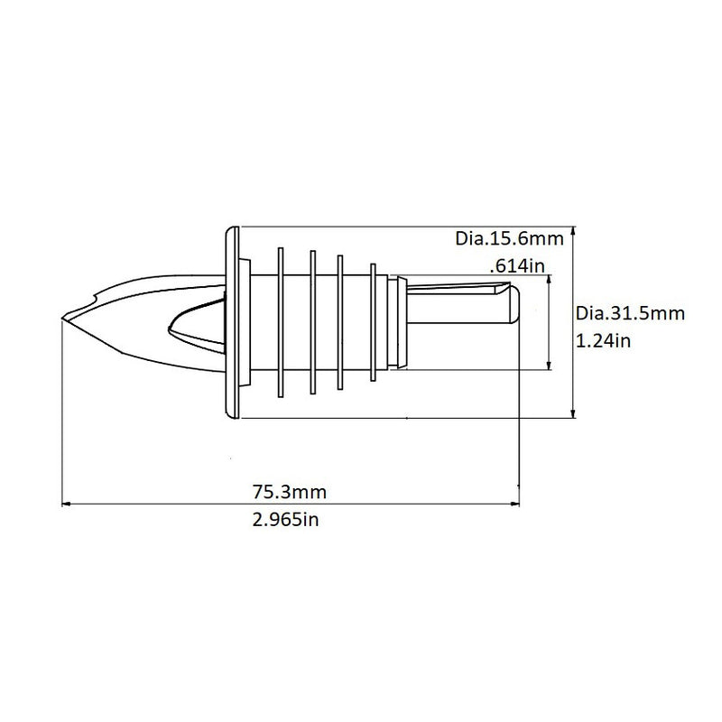 Plastic Pour Spouts - 12pk