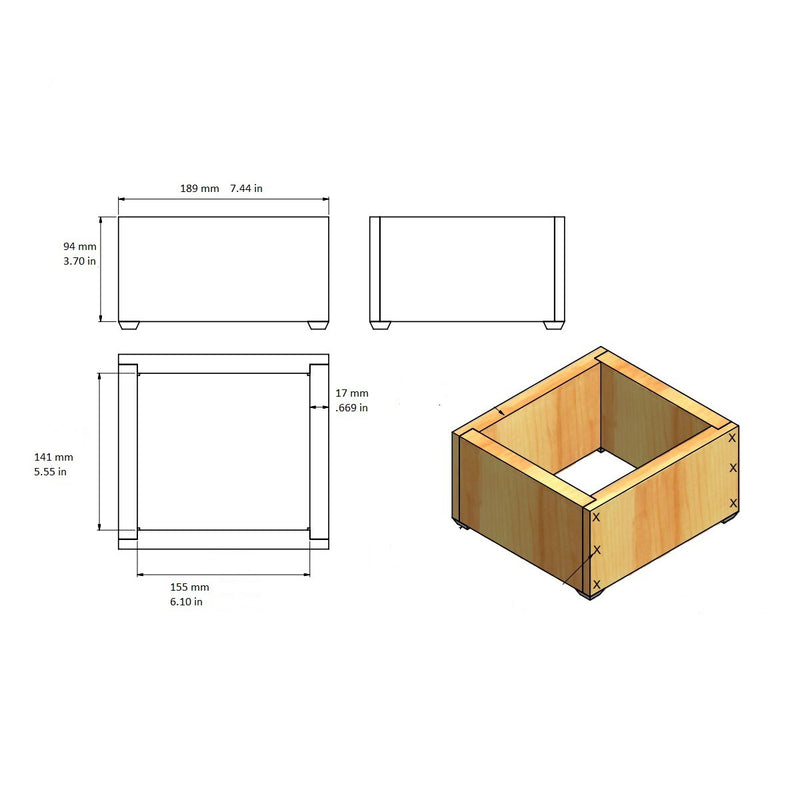 maplewood knockbox holder diagram
