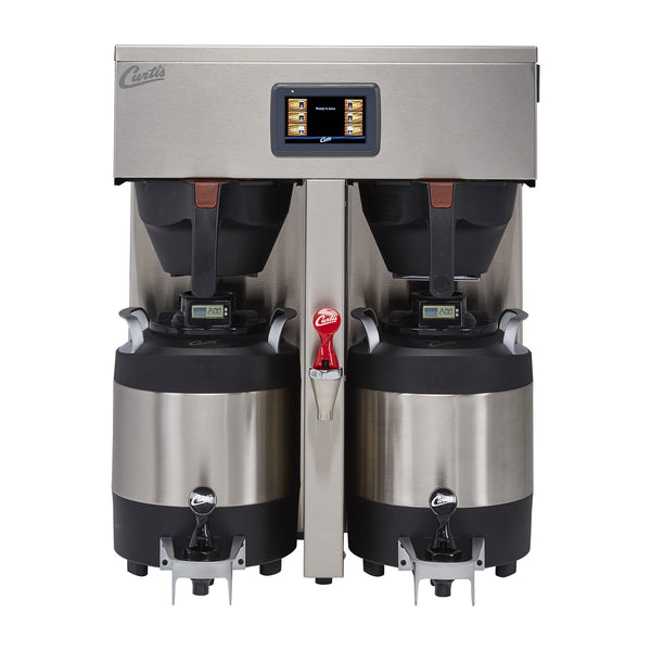 g4 1.0 gallon thermopro twin coffee brewer silver