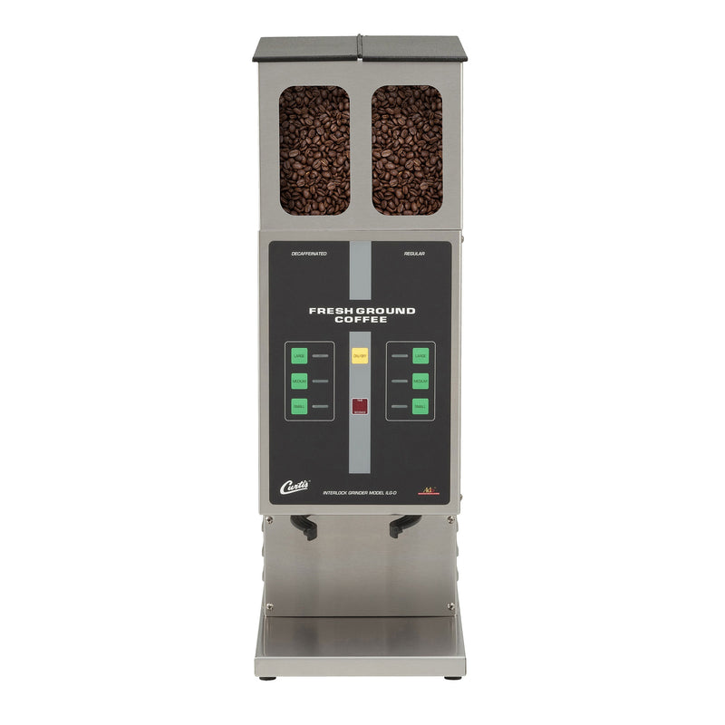 Wilbur Curtis Twin Coffee Grinder w/ Digital Interlock