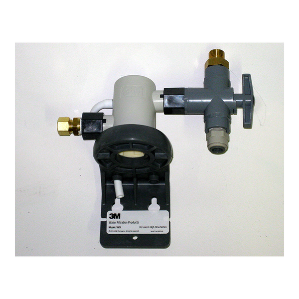 RSCF Water Filter Mounting Head with Flush Valve Assembly (Special Order Item)