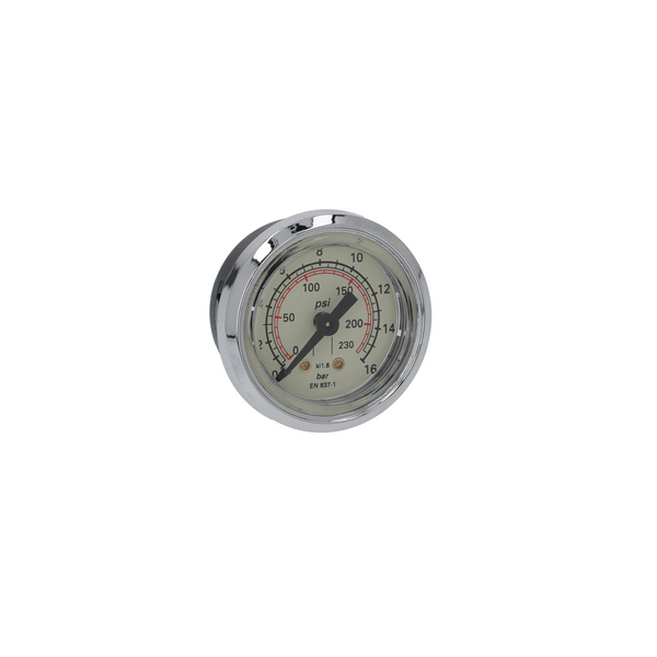 Rancilio 'Classe 5' 47 mm Single Scale Pump Pressure Gauge (Special Order Item)