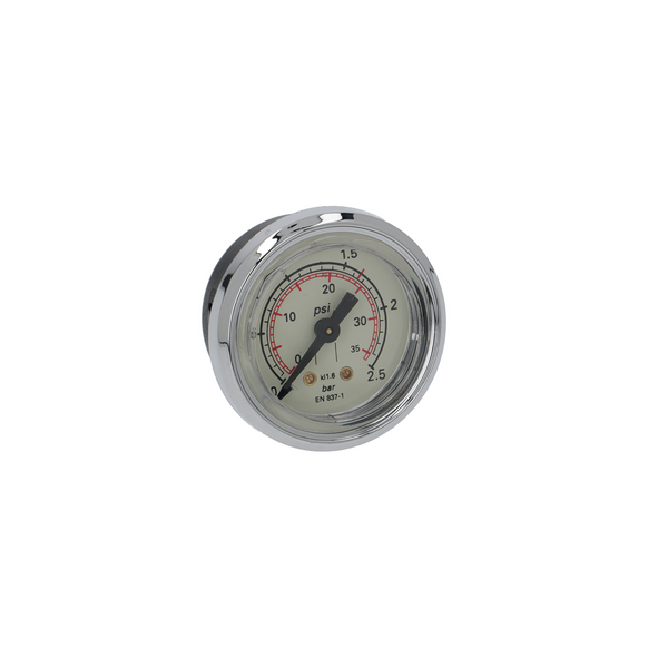 Rancilio 'Classe 5' Series 47 mm Single Scale Boiler Pressure Gauge (Special Order Item)