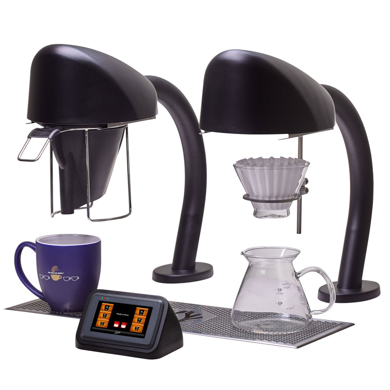 wilbur curtis twin under counter coffee brewer black