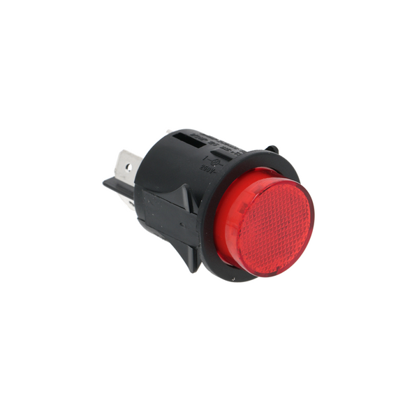 Red Round Luminous Switch