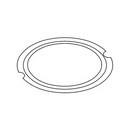 Astoria Compact/Wega Lyra/Mini Nova Metal Drain Cup Flange (Special Order Item)